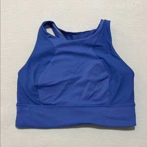 LULULEMON Women's Blue Sports Bra Everlux Train Bra Size 10